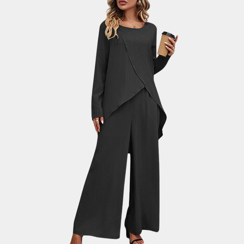 KATRINA LOOSE-FIT LAKE SHIRT SET