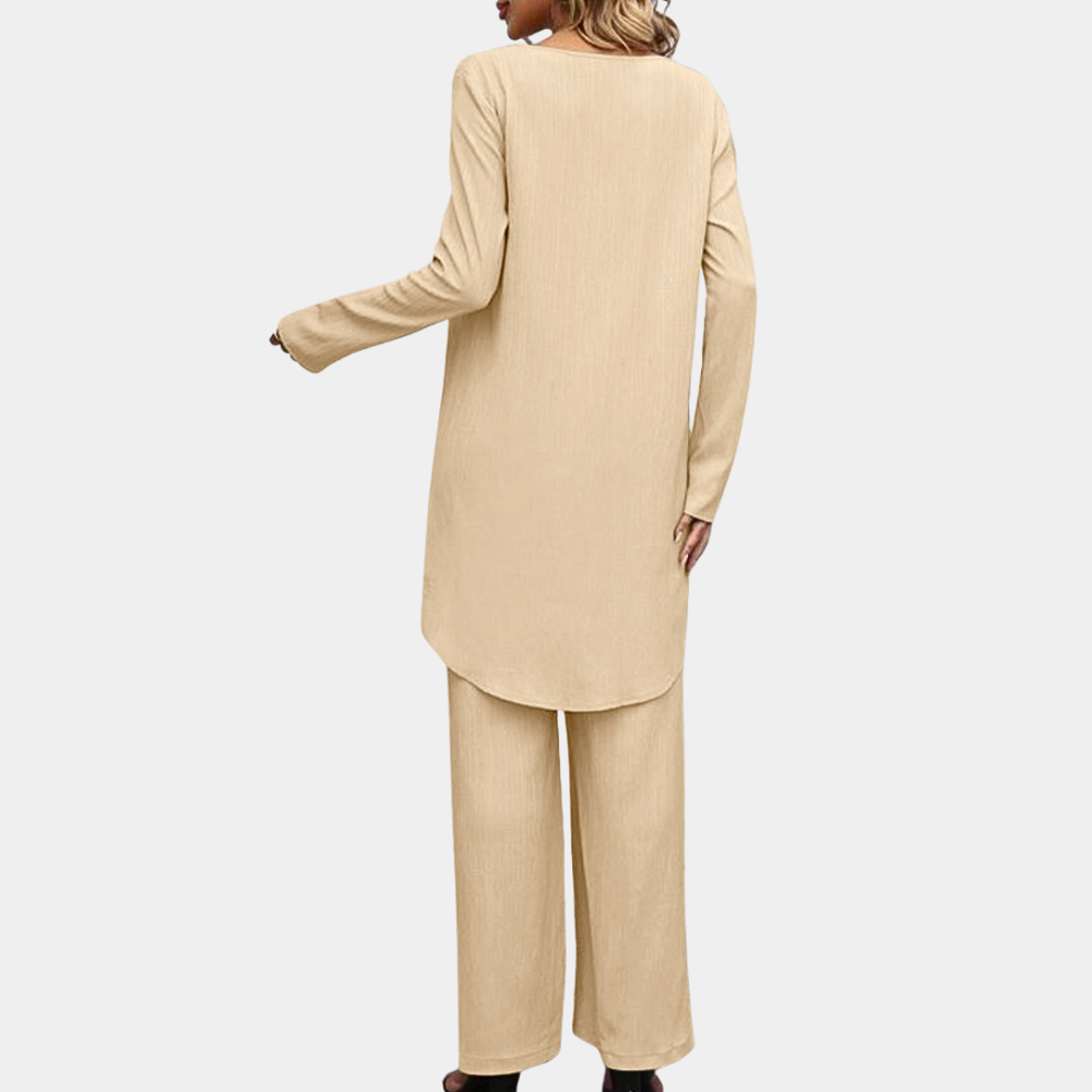 KATRINA LOOSE-FIT LAKE SHIRT SET