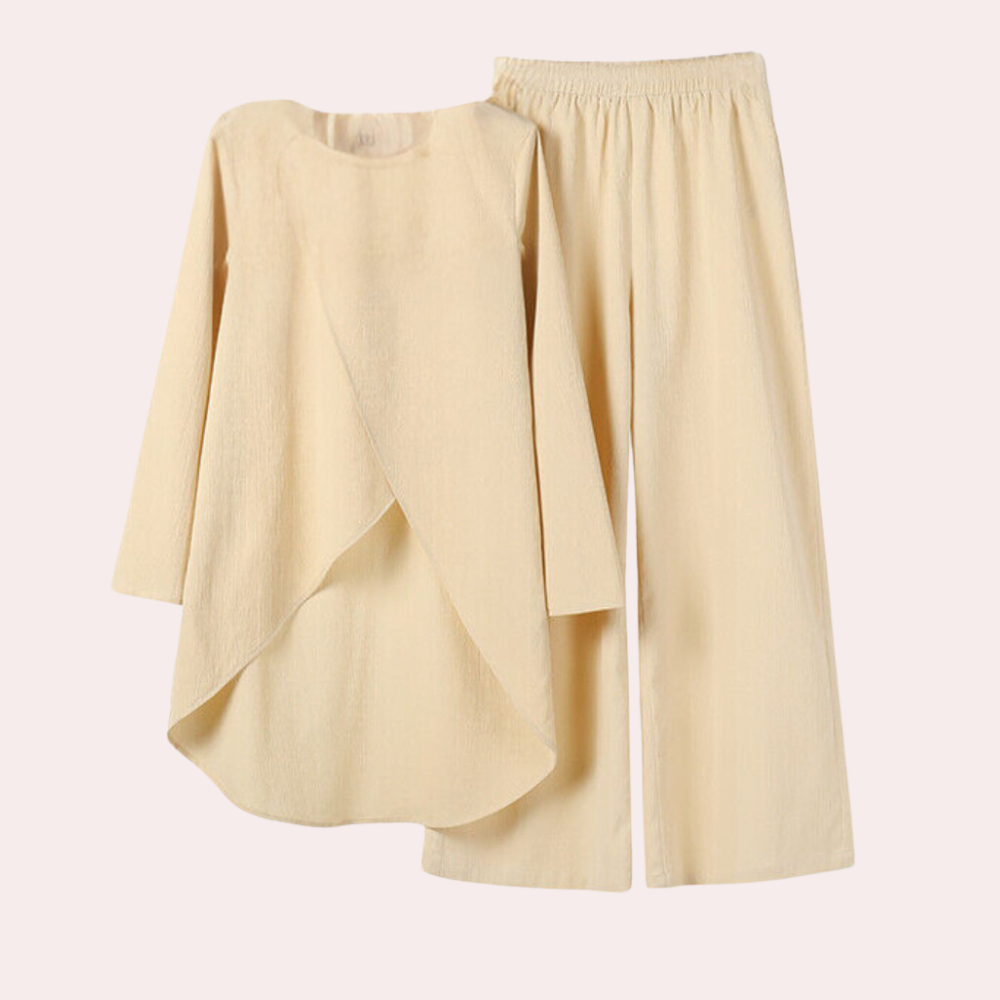 KATRINA LOOSE-FIT LAKE SHIRT SET