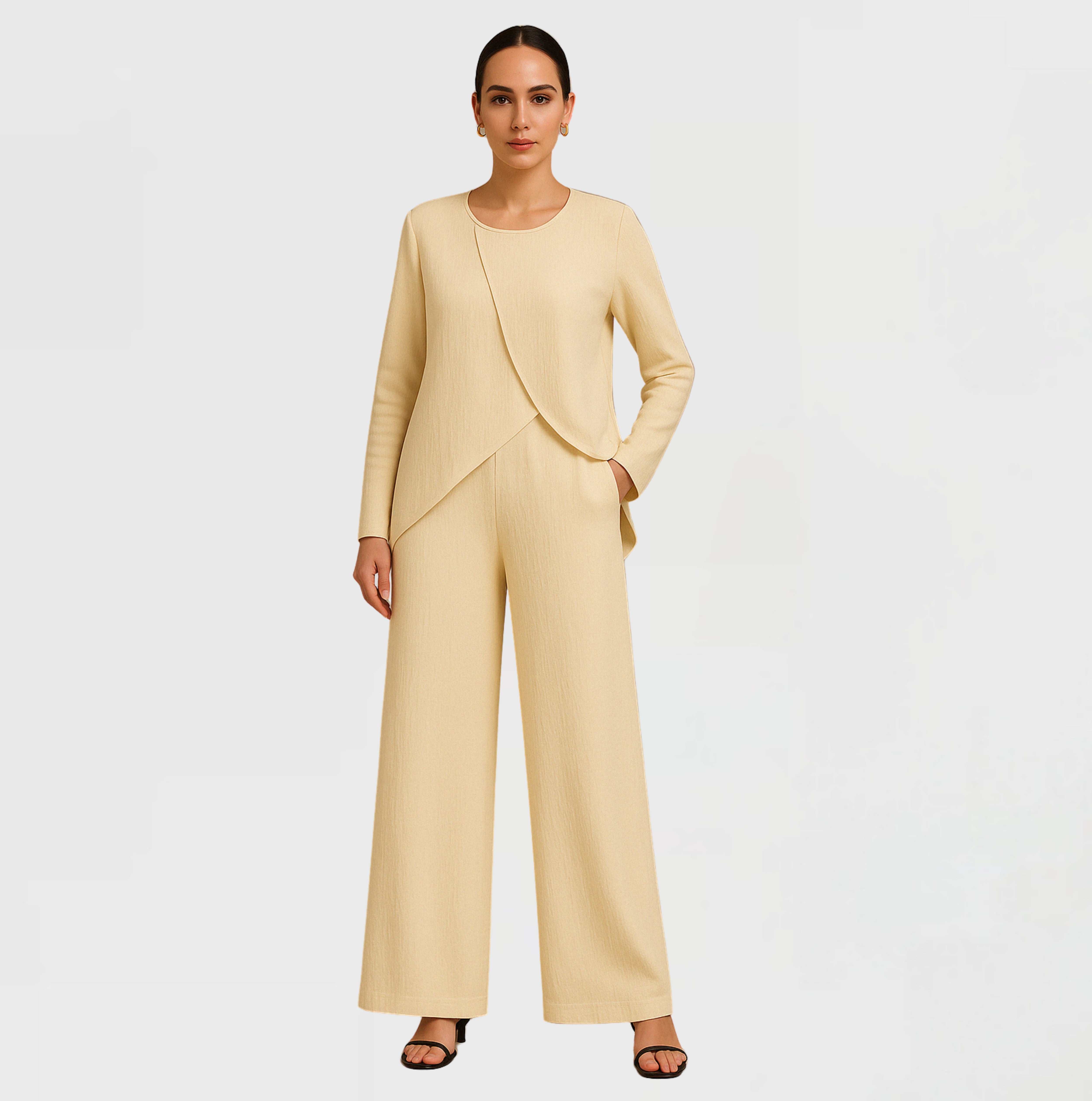 KATRINA LOOSE-FIT LAKE SHIRT SET