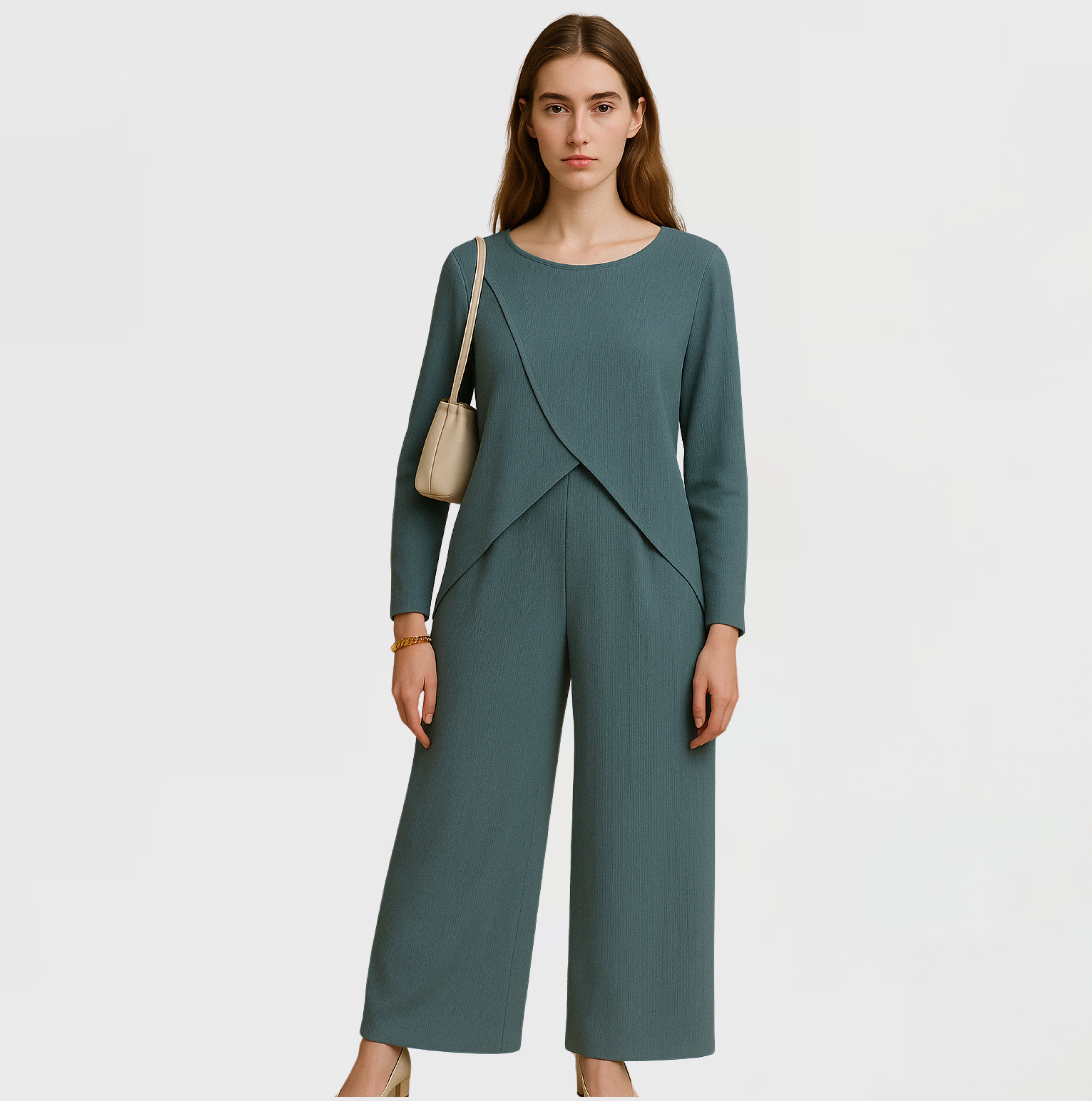 KATRINA LOOSE-FIT LAKE SHIRT SET